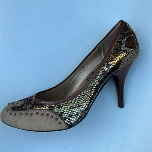 Naughty Monkey Brown Empress heels.